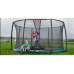 Батут  Berg InGround Favorit 14 ft 430 Green + сетка Deluxe InGround - фото №5